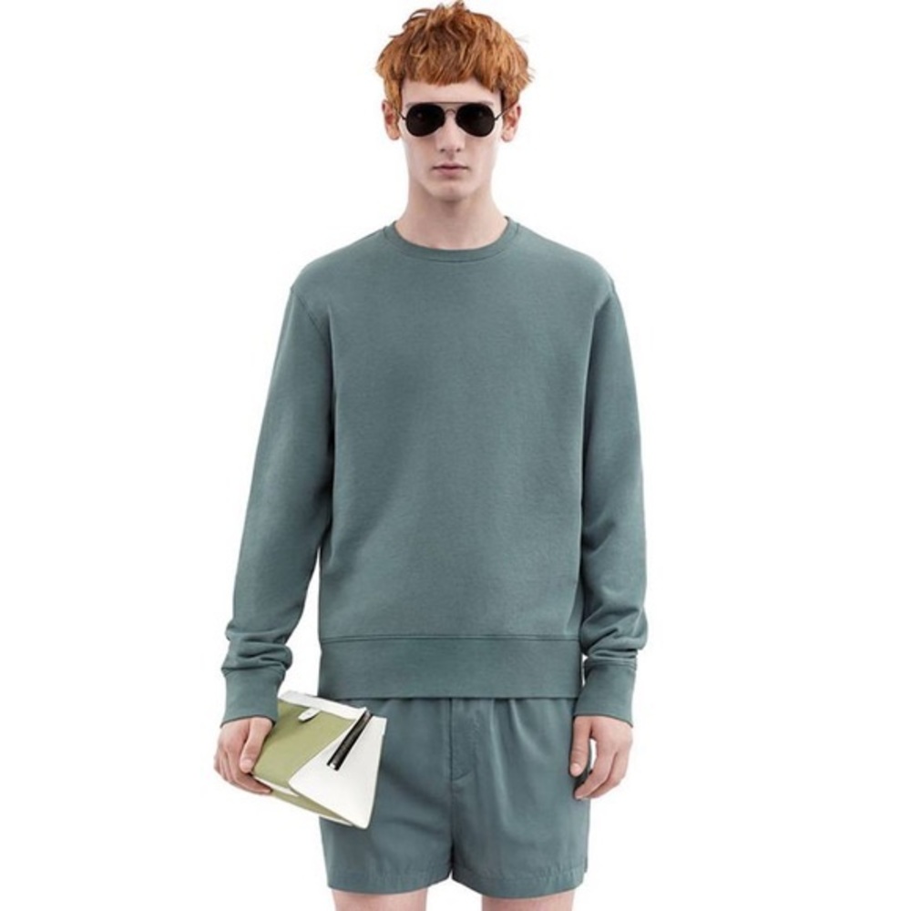 COPY - Acne Studios Casey Sweatshirt mens S balsam green